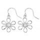 Earring flower 925/1000 silver