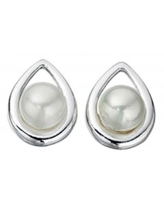 Earring pearl in 925/1000 silver