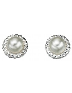 Earring pearl in 925/1000 silver