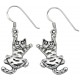 Earring cat in 925/1000 silver