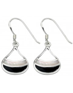 Earring mother of pearl in 925/1000 silver