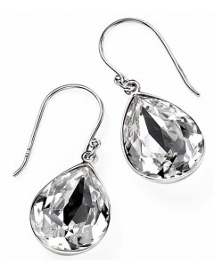 Earring crystal in 925/1000 silver