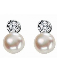 Earring pearl in 925/1000 silver