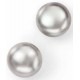 Earring pearl in 925/1000 silver