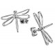 Earring dragonfly in 925/1000 silver