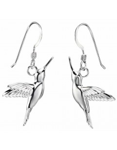 Earring hummingbird in 925/1000 silver