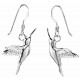 Earring hummingbird in 925/1000 silver