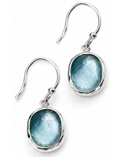 Earring glass in 925/1000 silver