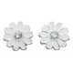 Earring flower 925/1000 silver