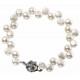 Bracelet freshwater pearl in 925/1000 silver