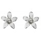 Earring flower 925/1000 silver