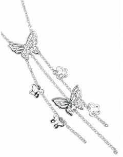 Necklace butterfly in 925/1000 silver