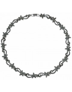 Collar marcassite in 925/1000 silver