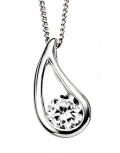 Necklace zirconia in 925/1000 silver