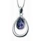 Necklace zirconia in 925/1000 silver