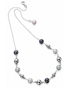 Necklace pearl in 925/1000 silver