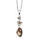 Necklace Swarovski crystal, in 925/1000 silver