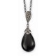 Necklace, agate in 925/1000 silver