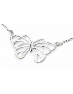 Necklace butterfly silver 925/100