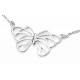 Necklace butterfly silver 925/100