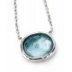 Glass necklace in 925/1000 silver