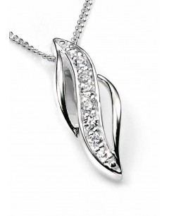 Necklace zirconia in 925/1000 silver 