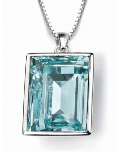 Necklace Swarovski crystal, in 925/1000 silver