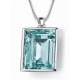 Necklace Swarovski crystal, in 925/1000 silver