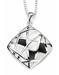 Necklace trend mother of pearl in 925/1000 silver