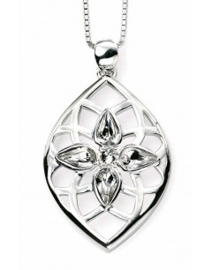 Necklace Swarovski crystal, in 925/1000 silver