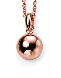 Necklace ball gold plated in 925/1000 silver