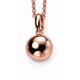 Necklace ball gold plated in 925/1000 silver