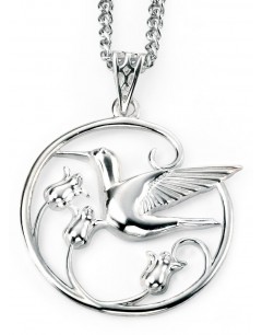 My-jewelry - D4202 - Necklace Hummingbird in 925/1000 Silver