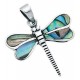 Necklace dragonfly in 925/1000 silver