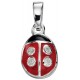 necklace ladybird in 925/1000 silver