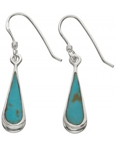 My-jewelry - D5009t - earring turquoise in 925/1000 silver