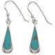 My-jewelry - D5009t - earring turquoise in 925/1000 silver