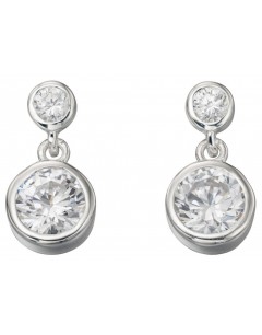 My-jewelry - D5037 - earring zirconia in 925/1000 silver