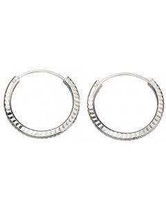 My-jewelry - D233 - Loop ear ring in 925/1000 silver