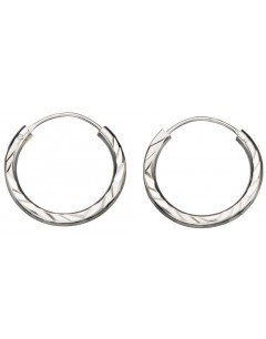 My-jewelry - D234 - Loop ear ring in 925/1000 silver