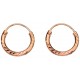 My-jewelry - D238t - Loop ear ring gold plated in 925/1000 silver