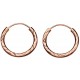 My-jewelry - D239 - Loop ear ring gold plated in 925/1000 silver