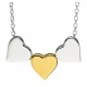 My-jewelry - D3758 - Necklace chain chic heart gold plated in 925/1000 silver