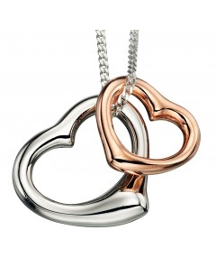 My-jewelry - D4172 - Collar chic heart gold plated in 925/1000 silver