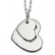 My-jewelry - D4176 - Collar chic heart double in 925/1000 silver