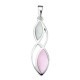 Necklace pink mother of pearl in 925/1000 silver