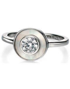 My-jewelry - D3351w - Ring very class mother-of-pearl and zirconium in 925/1000 silver