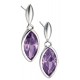 My-jewelry - D3677m - earrings zirconium in 925/1000 silver