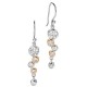 My-jewelry - D4128 - earring Gold plated and zirconium in 925/1000 silver