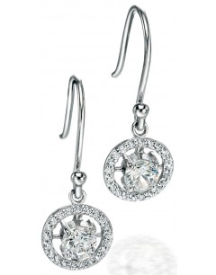 My-jewelry - D4686 - earrings zirconium in 925/1000 silver